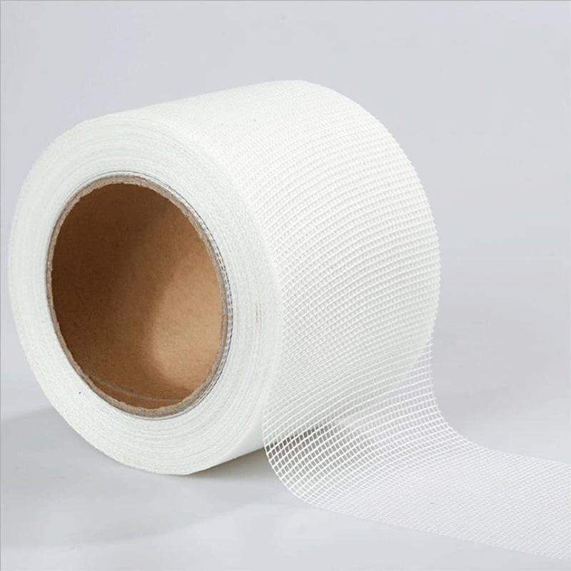LLPT Drywall Repair Fiberglass Tape 7.8” x 100 Feet Industrial Grade Extra Strength Fiber Mesh Heavy Duty Self Adhesive for Seam Patch Wall Crack Seam Repair Color White (DRF810) - Image 3